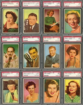 1953 Bowman "Television and Radio Stars of N.B.C." Near Set (94/96) - #1 on the PSA Set Registry!